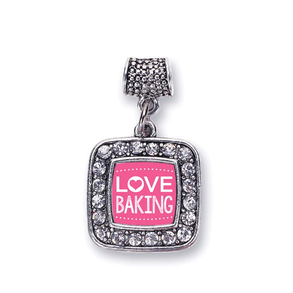 Inspired Silver - Sterling Silver Square Charm Bracelet with Cubic Zirconia | Elegant Jewelry Gift for Women, Birthday, Anniversary | Perfect for Layering & Everyday Wear
