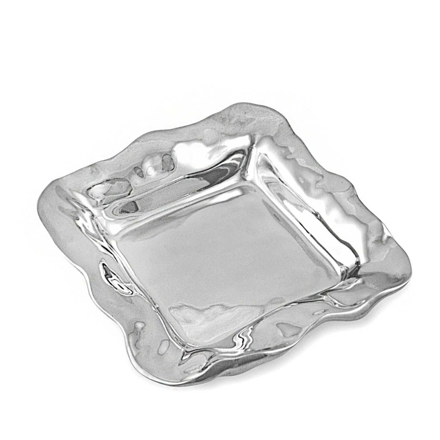 Beatriz Ball Vento Napkin Box - Elegant Silver-Plated Napkin Holder for Dining Table Decor, Perfect for Weddings, Parties, and Holiday Entertaining