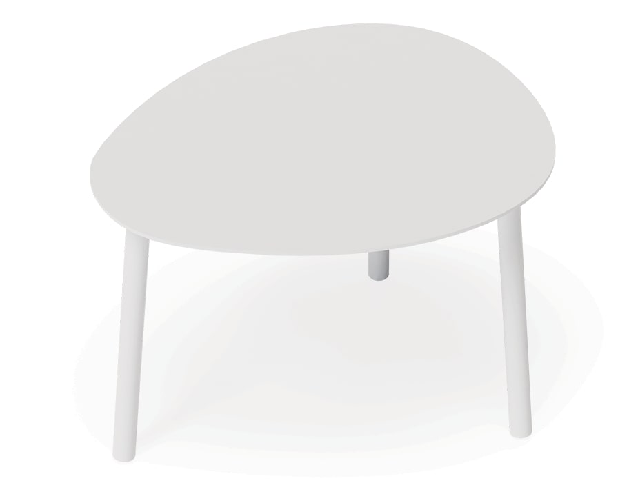 Cetara Side Table - Modern Outdoor End Table for Patio, Garden, Poolside & Balcony - Weather-Resistant Accent Table for Drinks, Books & Decor