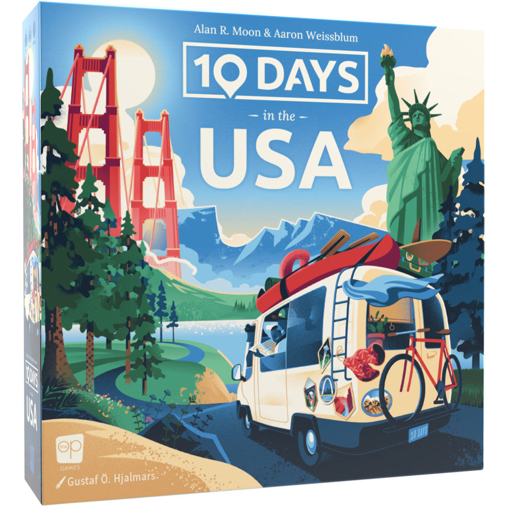 10 Days in the USA Second Edition - Family Strategy Board Game for Ages 8+ | Perfect for Game Nights, Travel Education & Geography Learning