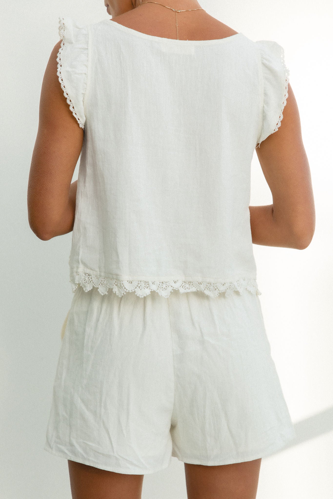 Summer Daydream Cotton Set - Soft & Breathable Women's Lounge Outfit | Perfect for Relaxing at Home, Vacation & Beach Days