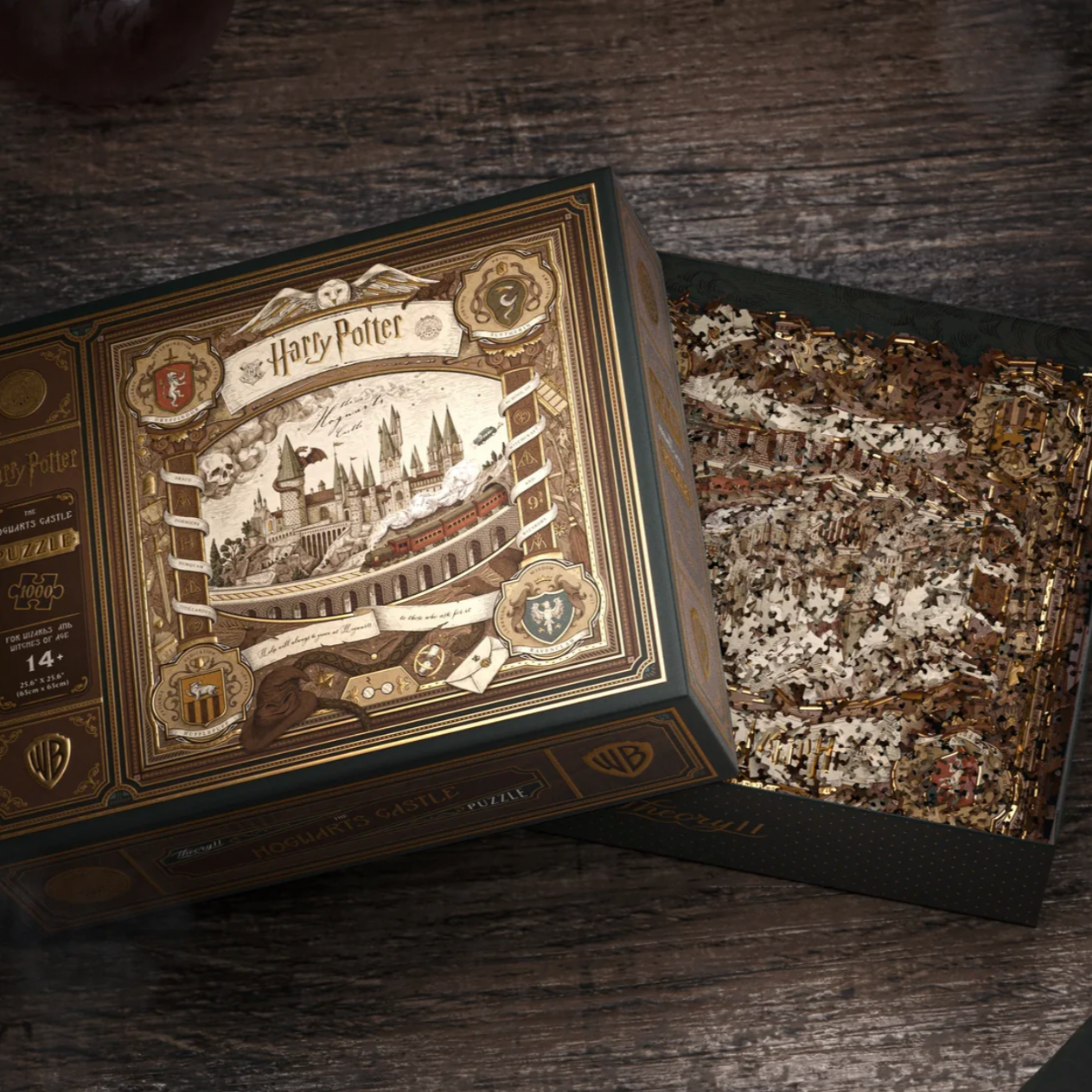 Harry Potter 1000-Piece Jigsaw Puzzle - Official Wizarding World Collectible for Adults & Kids - Perfect for Family Game Nights & Harry Potter Fans