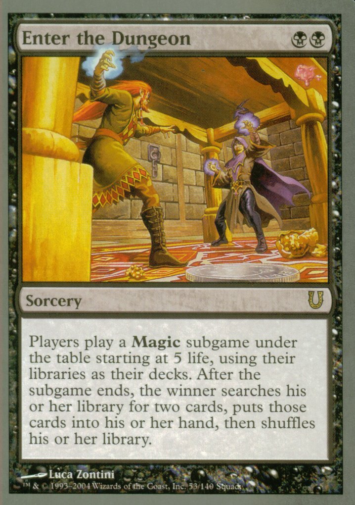 Magic The Gathering - Enter The Dungeon - Unhinged Expansion Pack | Collectible Card Game for MTG Players | Perfect for Game Nights & Tournaments