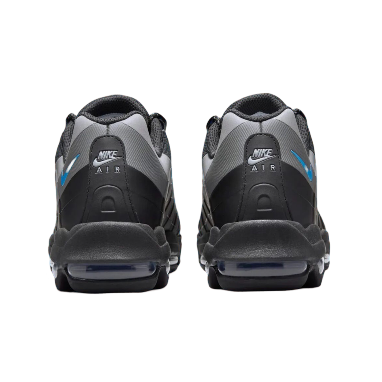 Nike Air Max 95 Ultra Black University Blue Running Shoes - Men's Athletic Sneakers for Jogging, Gym Workouts & Casual Wear