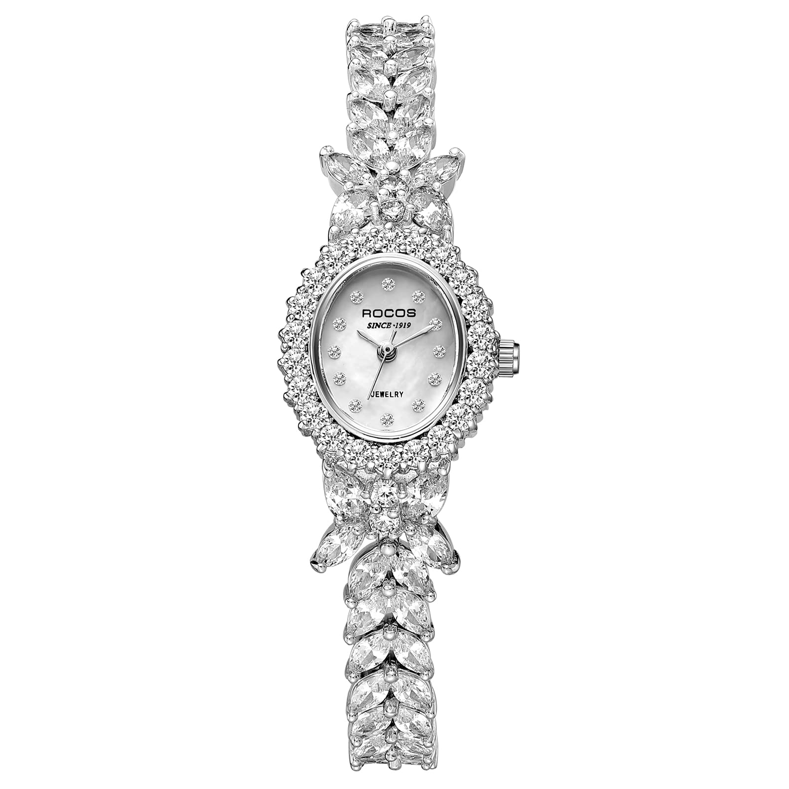 ROCOSJEWE Women's Luxury Analog Watch - Japanese Quartz Movement, Waterproof, Elegant Classic Design for Everyday Wear & Special Occasions