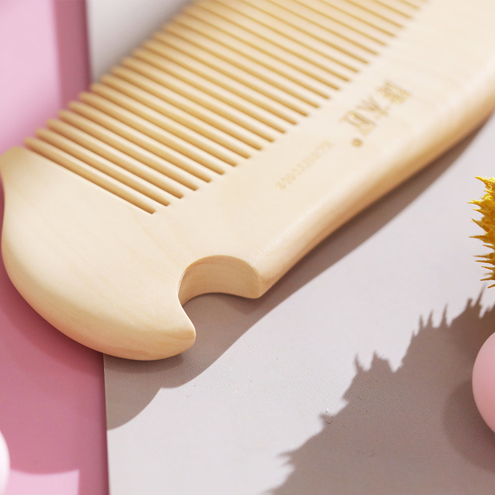 Handmade Natural Wood Hair Comb for Women & Men - Eco-Friendly Detangling & Styling for Healthy Hair - Perfect for Daily Use, Travel & Gifts