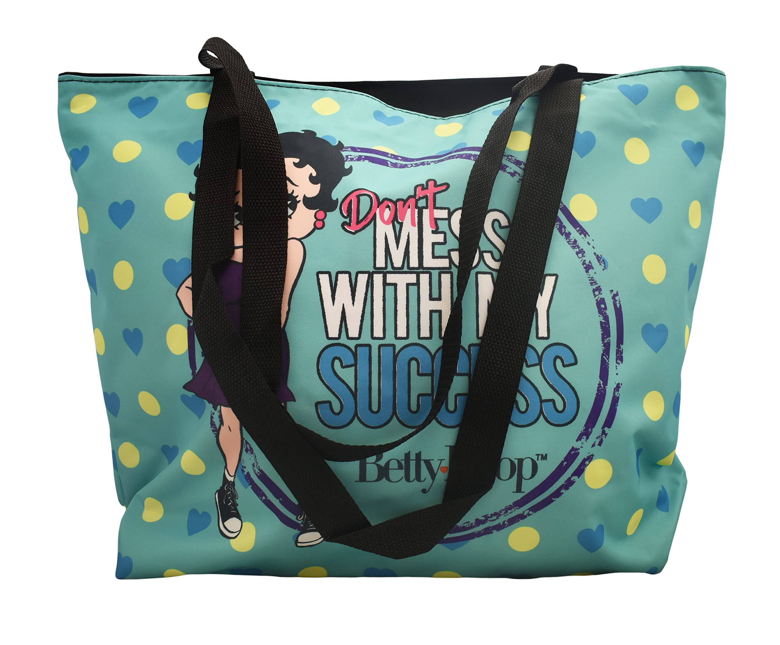 Stylish Betty Boop Tote Bag for Women - Durable Canvas Shopping Bag with Large Capacity - Perfect for Groceries, Beach, Work & Travel