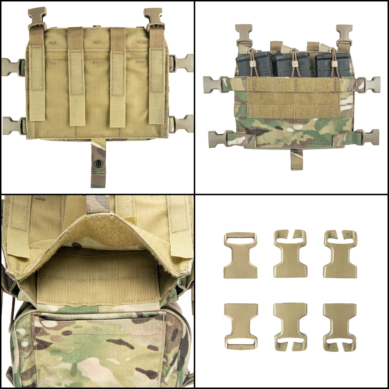 Crye Precision R Series M4 Jump Flap - Tactical Magazine Pouch for AR-15/M4 | Multiple Color Options | Made in USA | Ideal for Military, Airsoft & Tactical Training