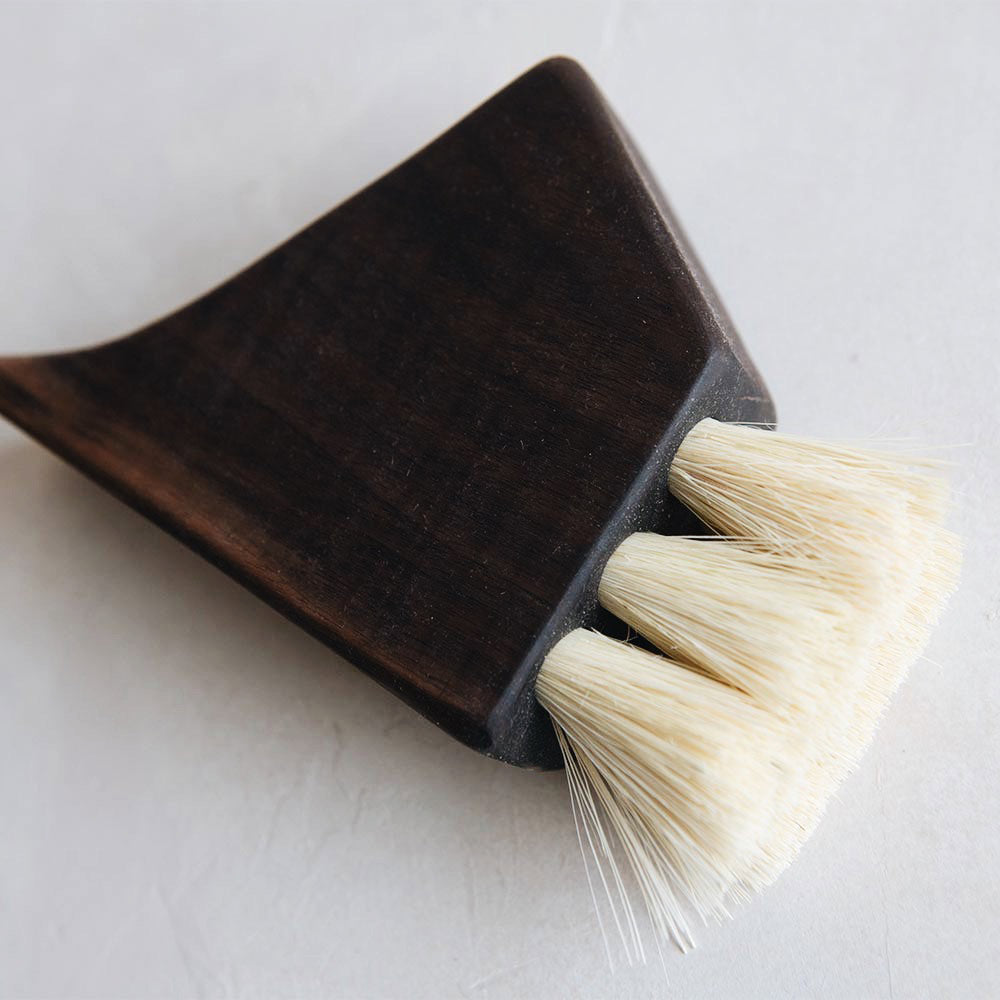Premium Large Wooden Counter Brush - Heavy Duty Kitchen Cleaning Tool for Countertops, Sinks & Stoves - Natural Wood Handle & Durable Bristles (Model MT0968) - Perfect for Restaurants, Home Kitchens & Commercial Use