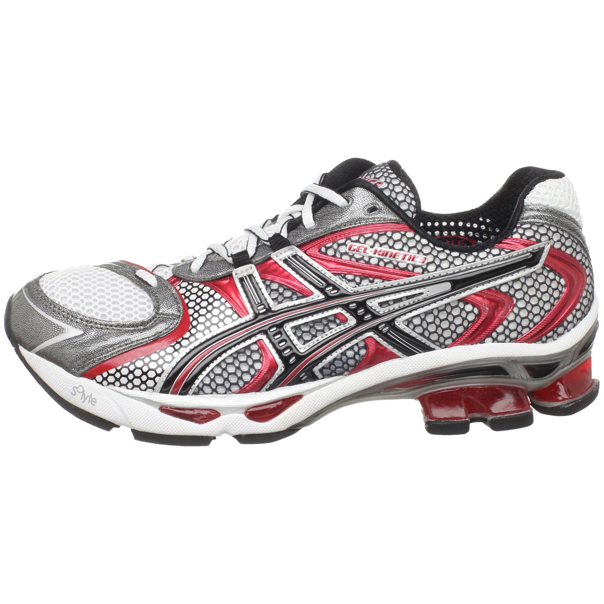 ASICS Men's GEL-Kinetic 3 Running Shoes - Lightweight Cushioned Sneakers for Jogging, Gym Workouts & Daily Walking | Breathable Mesh & Shock Absorption