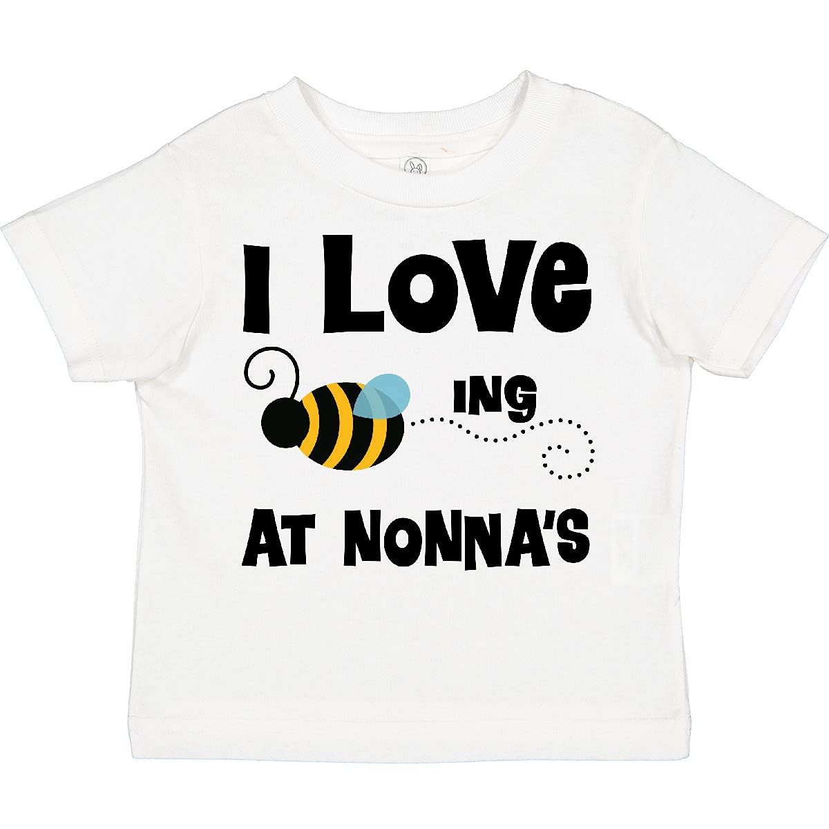 Inktastic Nonna's House Bee Toddler T-Shirt - Cute Cartoon Bee Print Cotton Tee for Baby Boys & Girls - Perfect for Playdates, Daycare & Family Photos