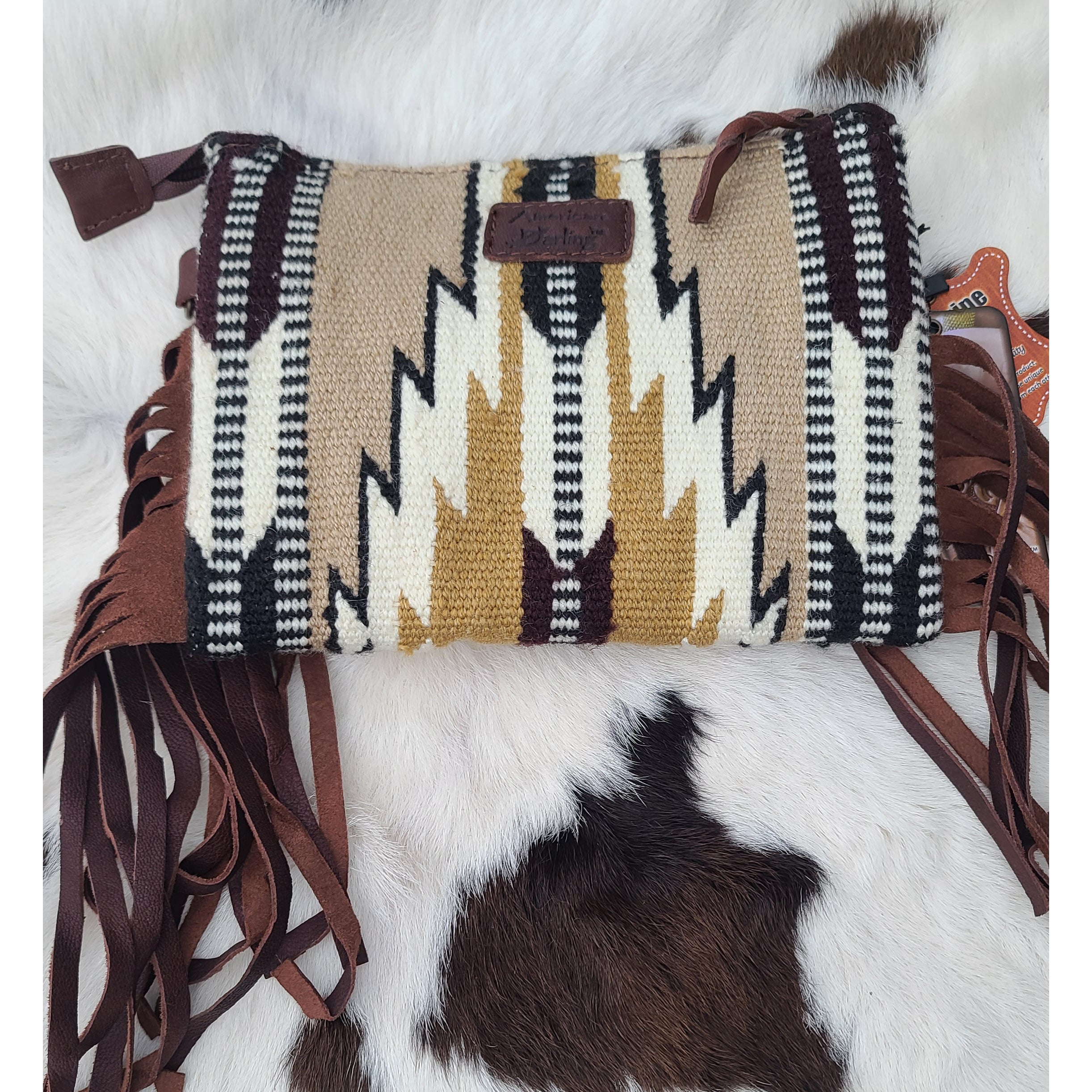 American Darling Blanket Clutch - Soft & Stylish Crossbody Bag for Women | Perfect for Travel, Shopping & Everyday Use