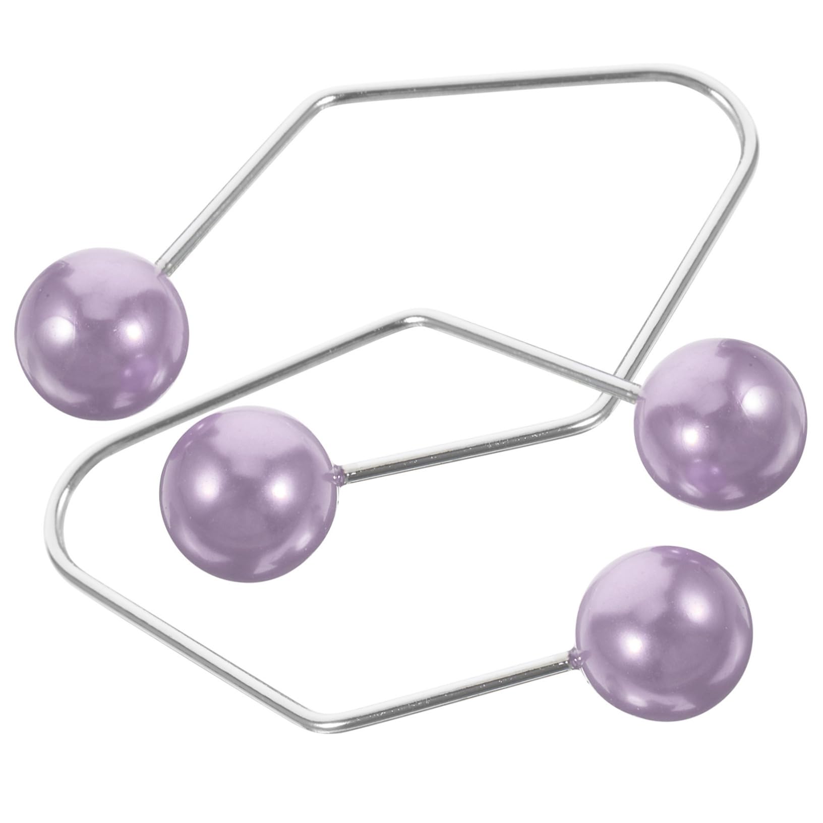 MagicLulu 1 Pair Alloy Facial Dimple Trainer - Face Scrubber & Massager for Smile Exercise, Skin Cleansing & Relaxation | Purple | Perfect for Daily Skincare Routine & Spa Treatments