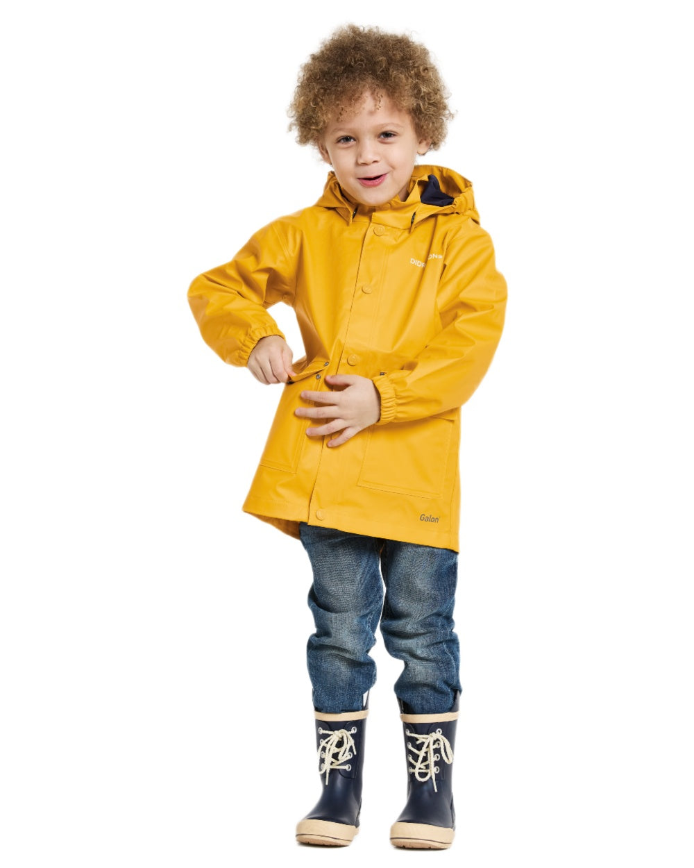 Didriksons Jojo Kids Waterproof Jacket - Lightweight Windproof Outdoor Jacket for Boys & Girls - Perfect for Hiking, Camping & School