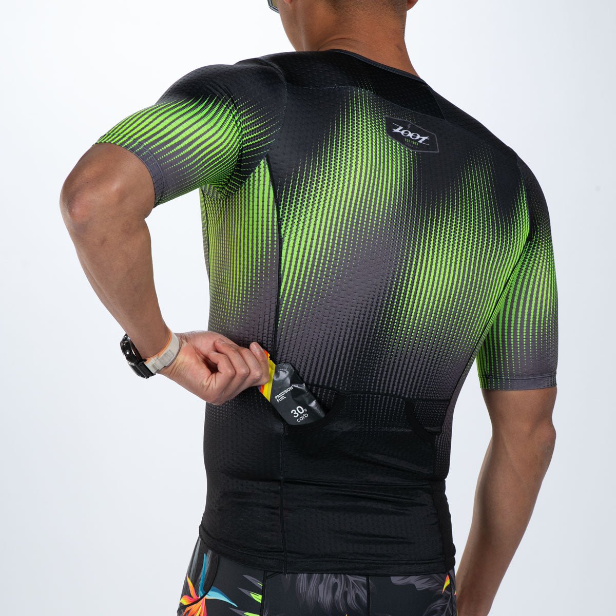 Men's Limited Edition Tri Aero Jersey - Breathable Cycling Shirt for Men | Tropical Magic Print | Perfect for Road Biking, Triathlon Training & Outdoor Sports