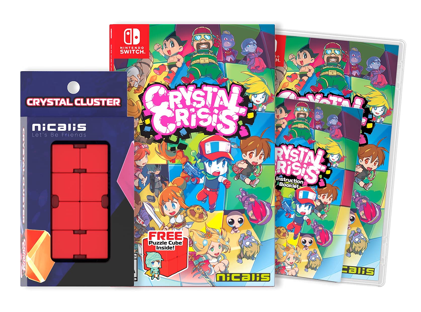 Crystal Crisis - Fun Puzzle Game for Nintendo Switch | Great for Family Game Night & Travel Entertainment