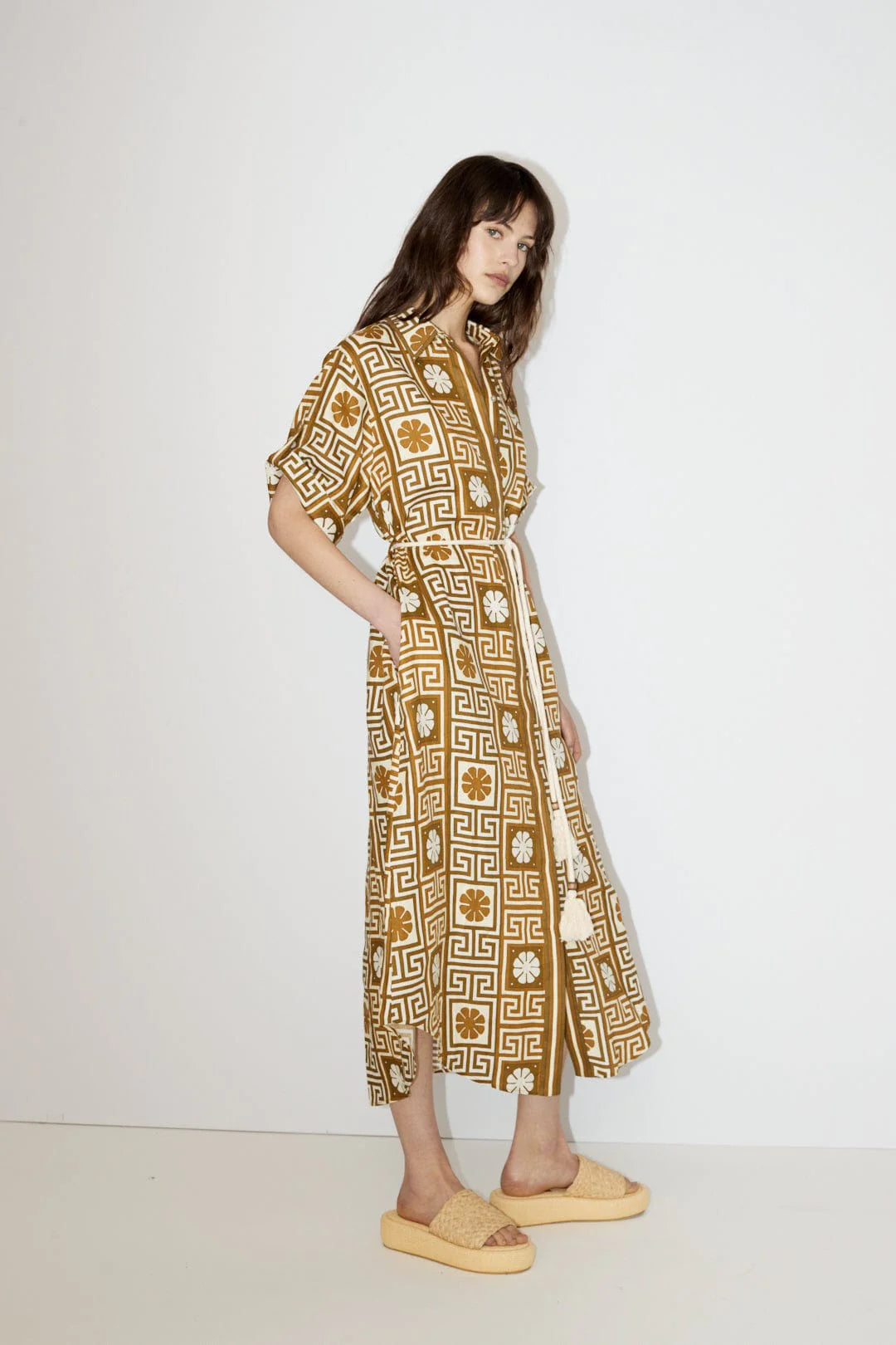 Dimi Women's Casual Long Sleeve Button Down Shirtdress - Stylish Flowy Tunic Dress for Work, Date Night & Everyday Wear | Perfect for Office, Brunch & Spring Outfits