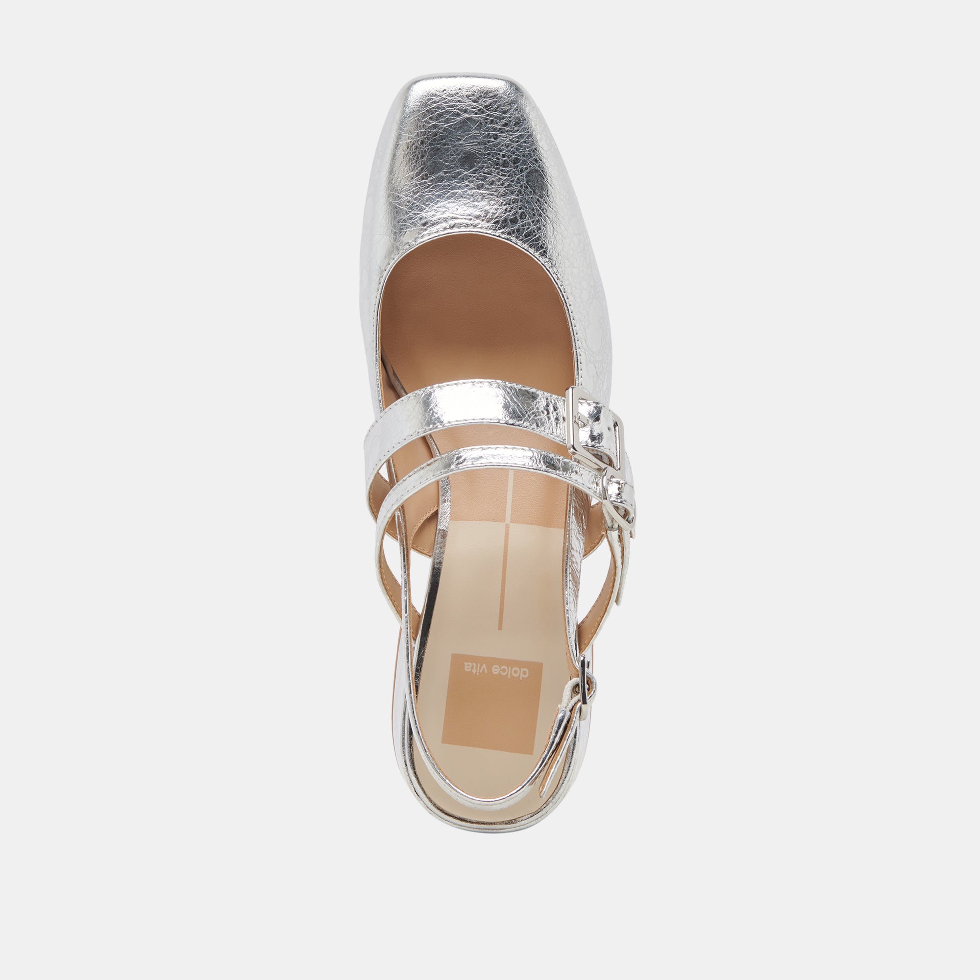 PATZY Silver Distressed Leather High Heels for Women - Elegant Evening Party & Wedding Shoes