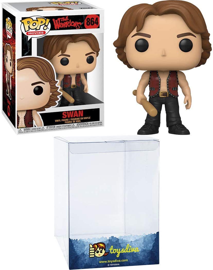 Funko Pop! Movies Swan Vinyl Figure Bundle with 1 Compatible 'ToysDiva' Graphic Protector (864-44843-B) - Collectible Display for Movie Fans & Home Decor
