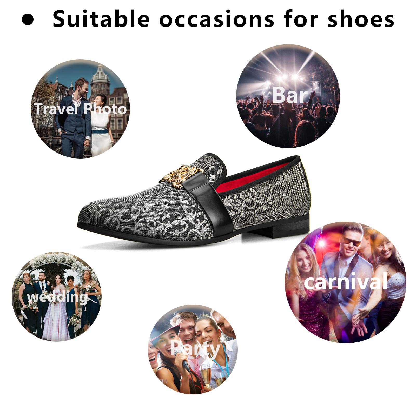 Premium Men's Classic Loafers - Luxury Leather Slip-On Dress Shoes for Wedding, Business & Formal Occasions | Comfortable & Stylish Men's Footwear for Office, Parties & Special Events