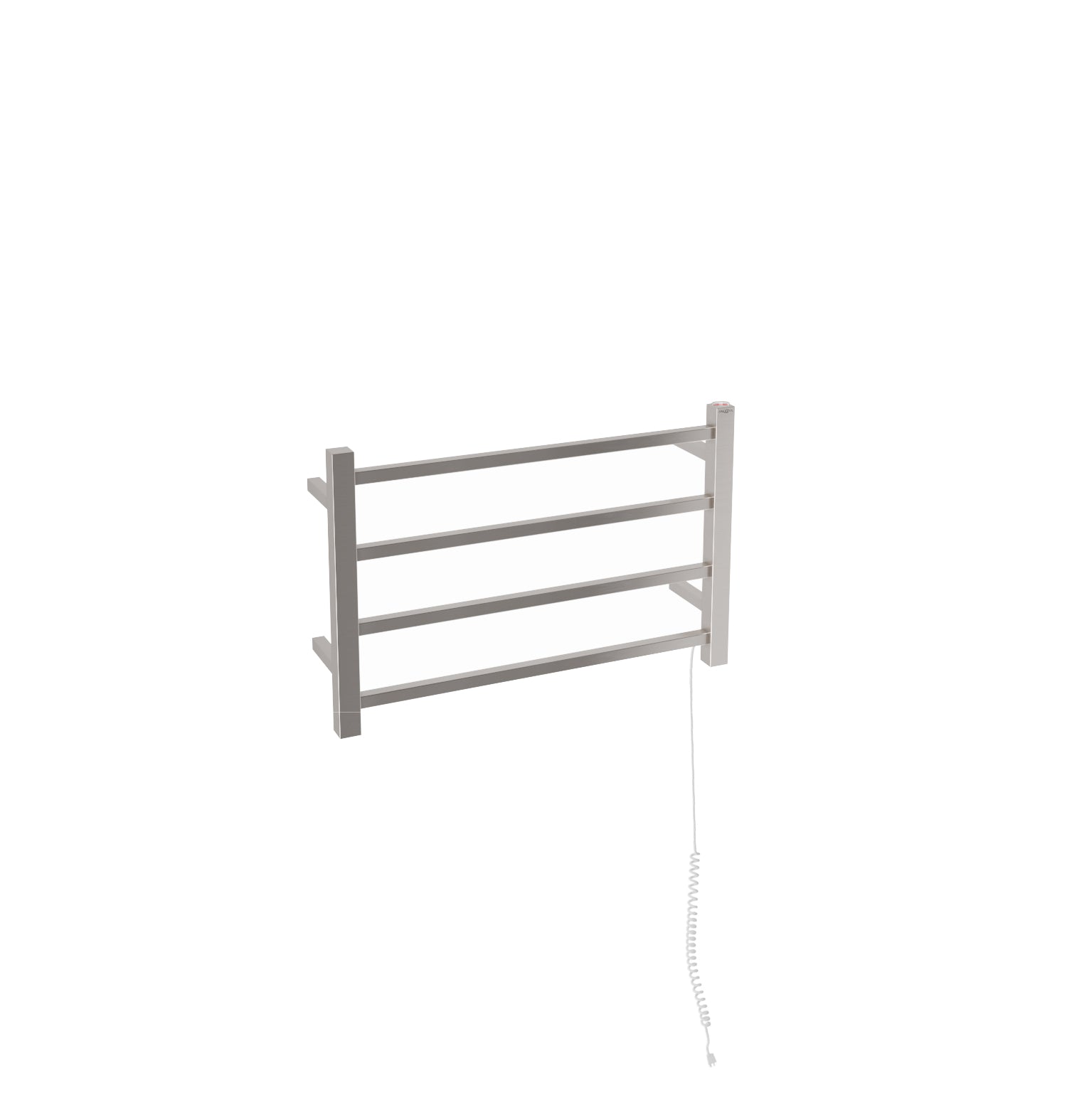 Gala Dual 4 Bar Hardwired & Plug-in Towel Warmer - Brushed Stainless Steel - Perfect for Bathrooms, Spas & Luxury Hotels