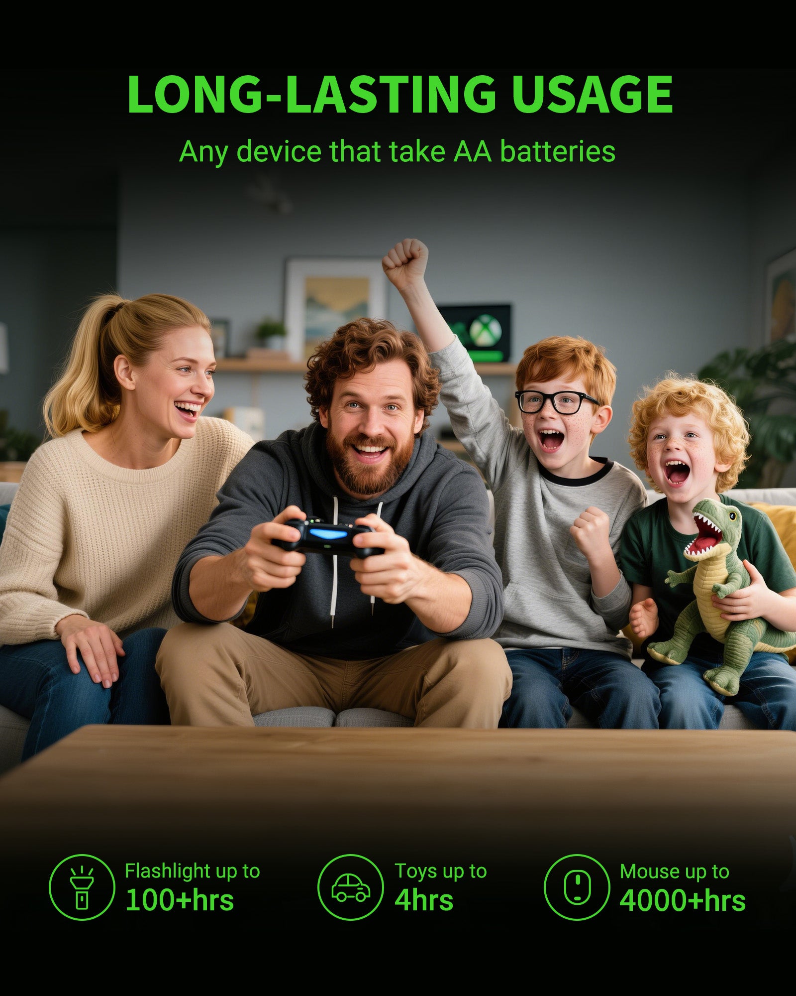EBL 28 Pack AA NiMH Rechargeable Batteries 2800mAh High Capacity - Perfect for Digital Cameras, Game Controllers, Flashlights & More