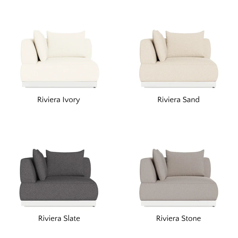 Amalfi Outdoor Corner Sectional Sofa Set - Waterproof Wicker Patio Furniture with Cushions - Perfect for Backyard, Poolside & Garden Relaxation