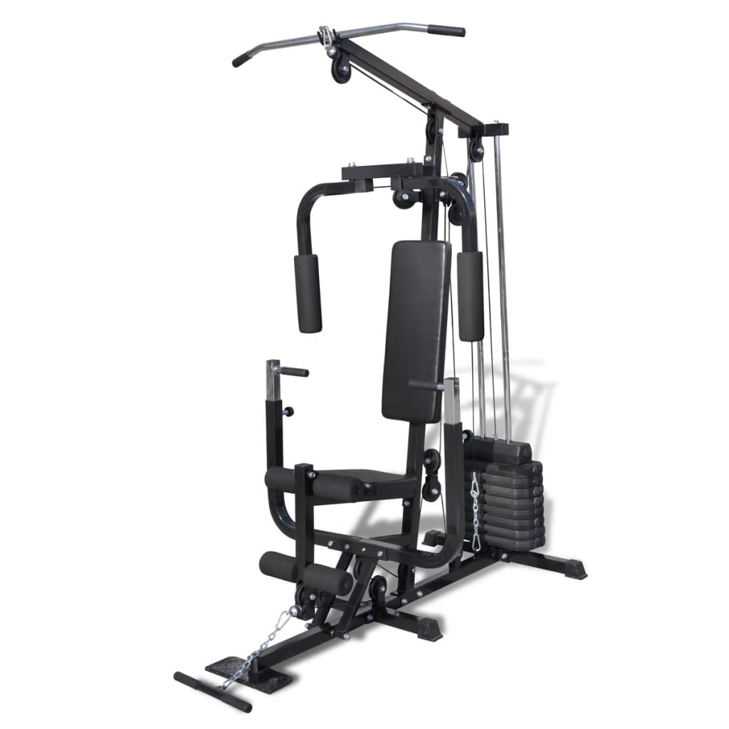 vidaXL Multi Gym Utility Fitness Machine for Home Workouts - Strength Training Equipment for Full Body Exercise | Perfect for Home Gym, Small Spaces & Personal Fitness