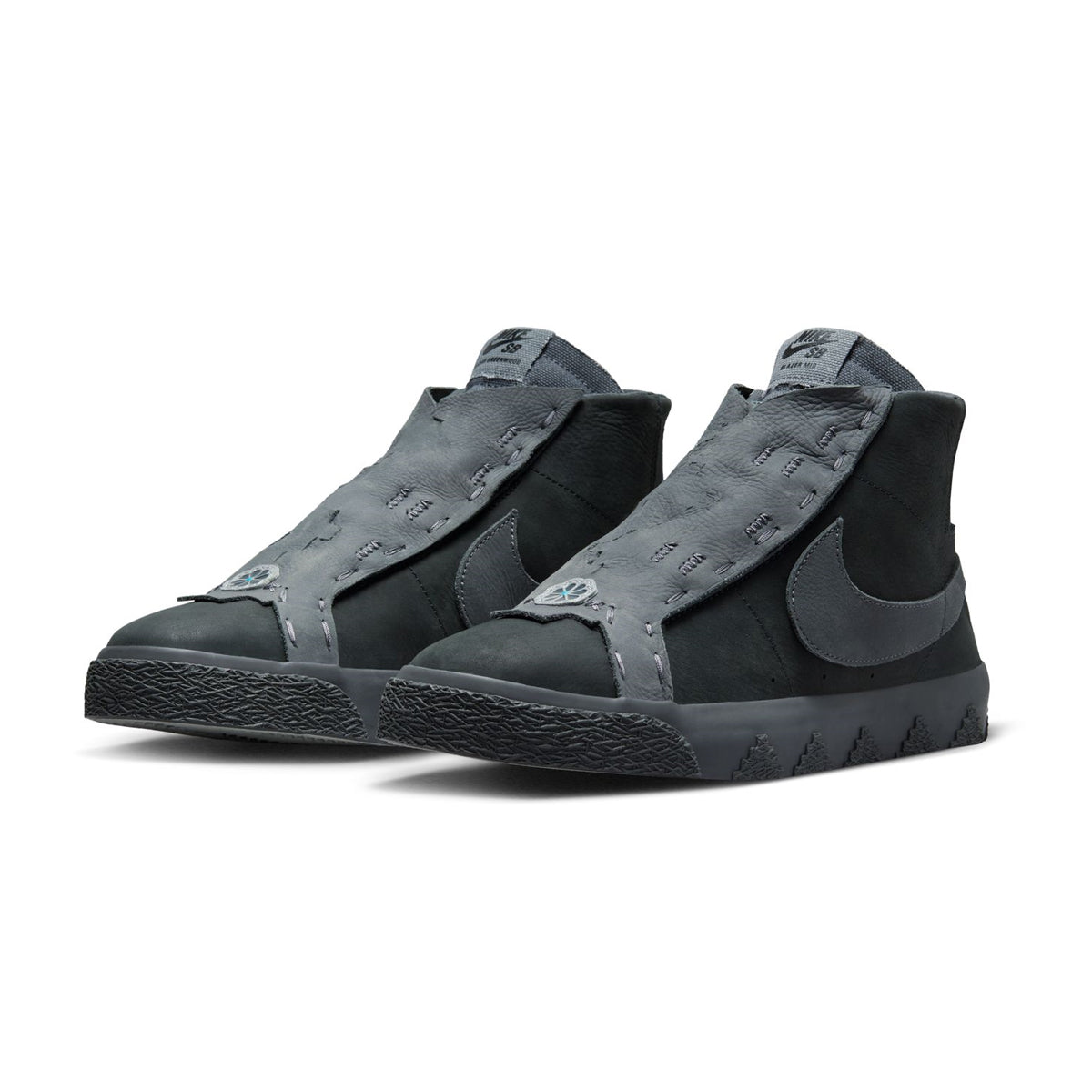 Di’orr Greenwood Zoom Blazer Mid QS 'Dark Smoke Grey' Basketball Shoes - Men's High-Top Sneakers for Court Performance & Street Style | Perfect for Indoor Games, Training, and Casual Urban Fashion