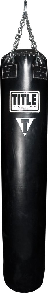 TITLE Boxing Thai Style Heavy Bag for Muay Thai & MMA Training - Premium Kickboxing Punching Bag for Home Gym, Martial Arts, and Fitness Workouts | Durable for Beginners & Professionals