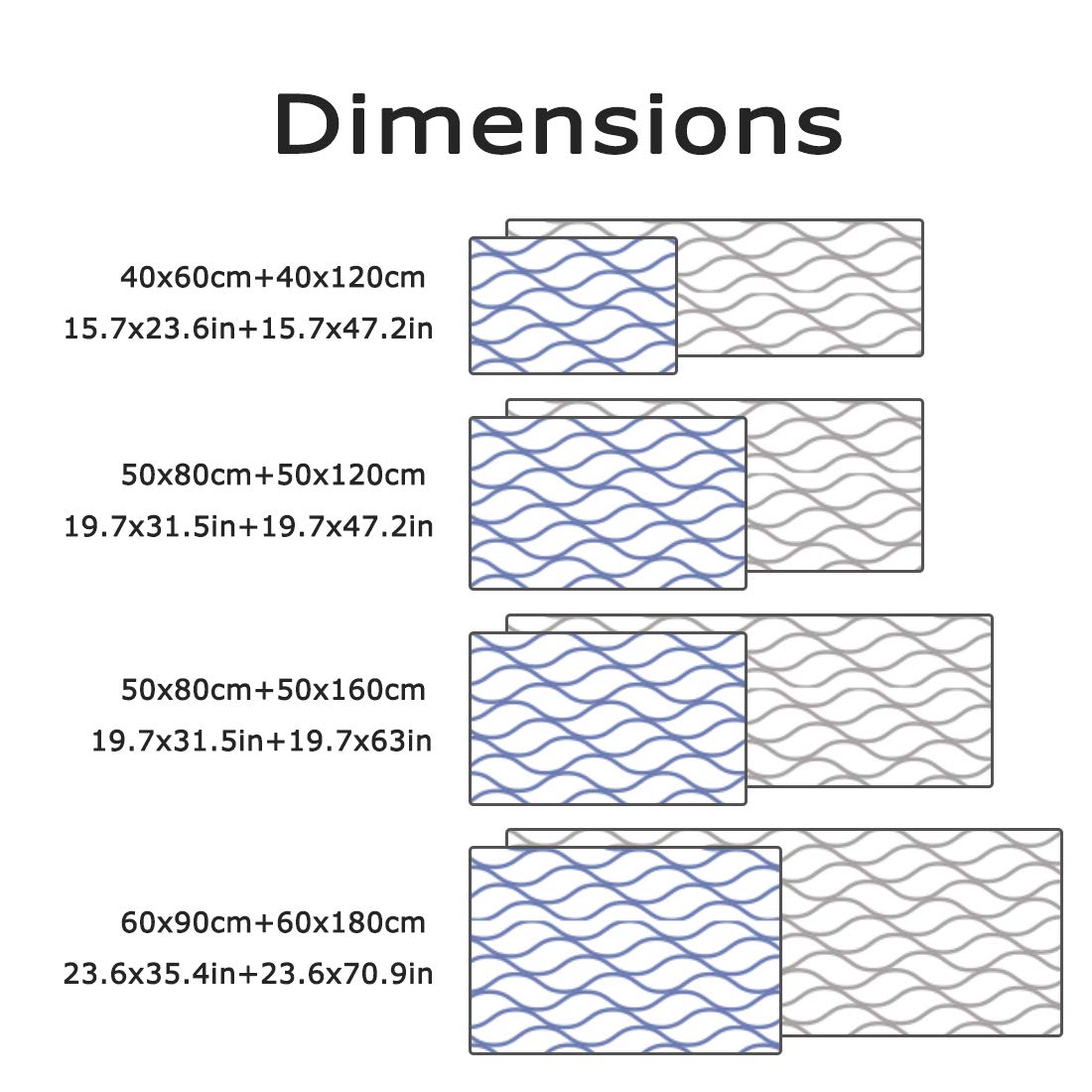Anti-Fatigue Kitchen Floor Mats - Non-Slip Waterproof 2-Pack for Standing Comfort | Sunflower Design