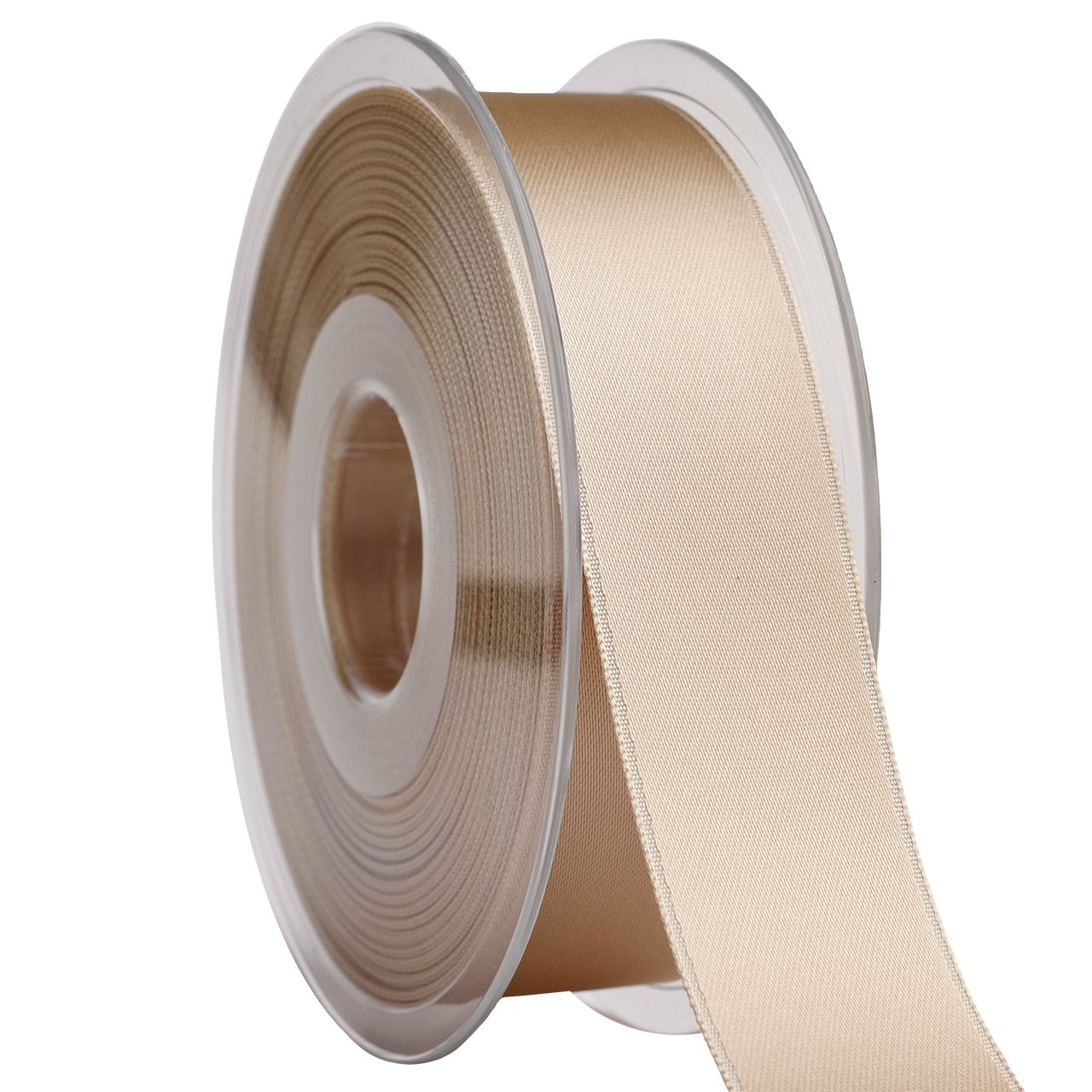 Morex Premium Swiss Satin Ribbon - 1 Inch x 27 Yards Emerald Green Ribbon for Gift Wrapping, Wedding Decorations, DIY Crafts & Hair Bows