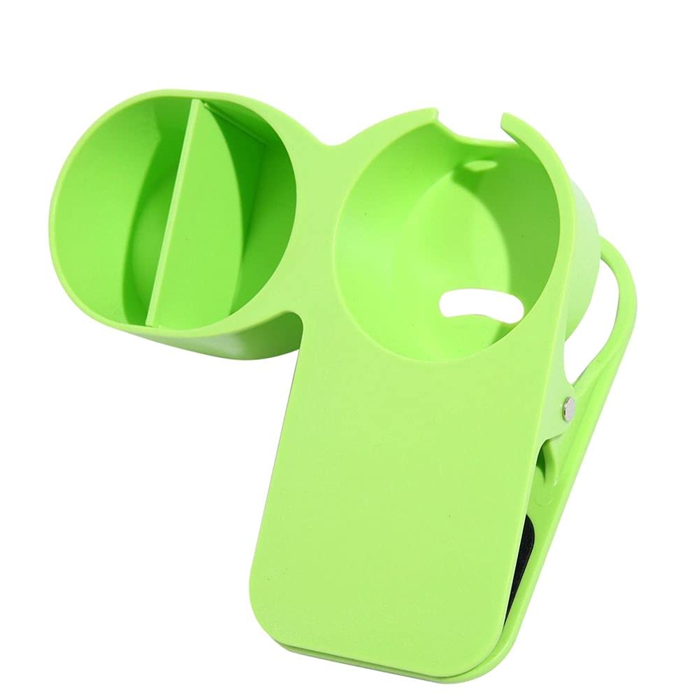 Innovative Cup Clip Drink Holder - Adjustable Bottle & Mug Holder for Chairs, Tables, Desks - Perfect for Coffee, Water Bottles at Home, Office, Gym, Camping (Green)