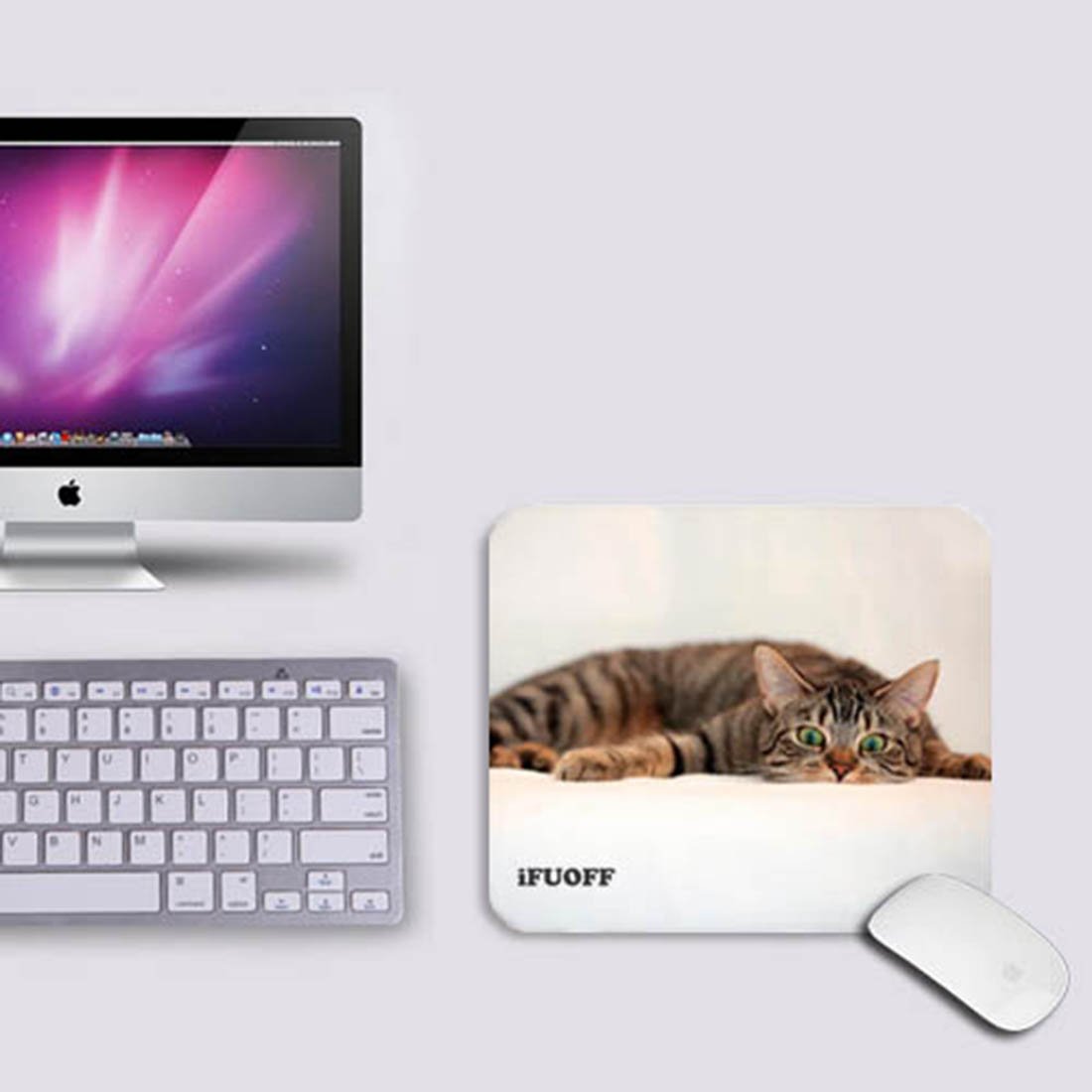 Rock Bull Sunny Day Mouse Pad - Non-Slip Beaches Design for Office & Gaming | Perfect for Work, Home & Travel Use