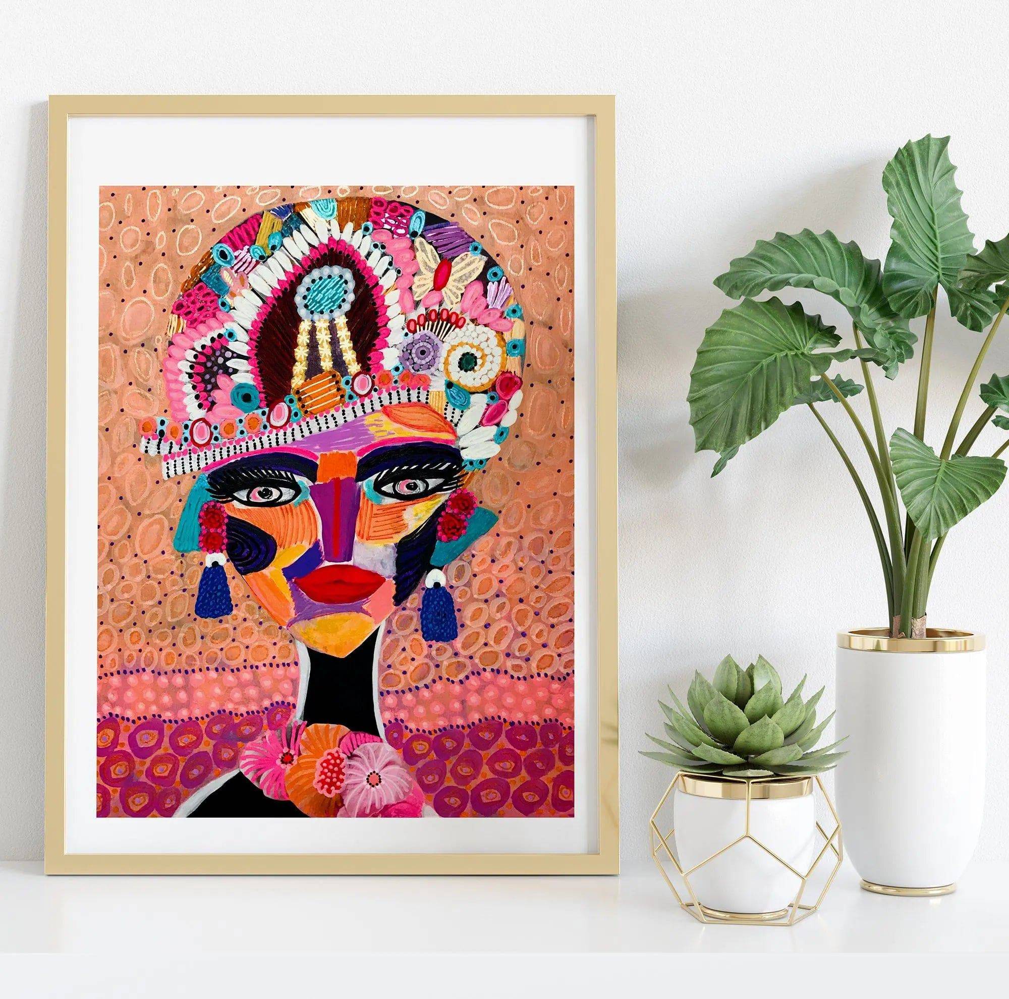 Empress Modern Wall Art Gift Set - Elegant Home Decor for Living Room, Bedroom & Office - Perfect Housewarming & Wedding Present