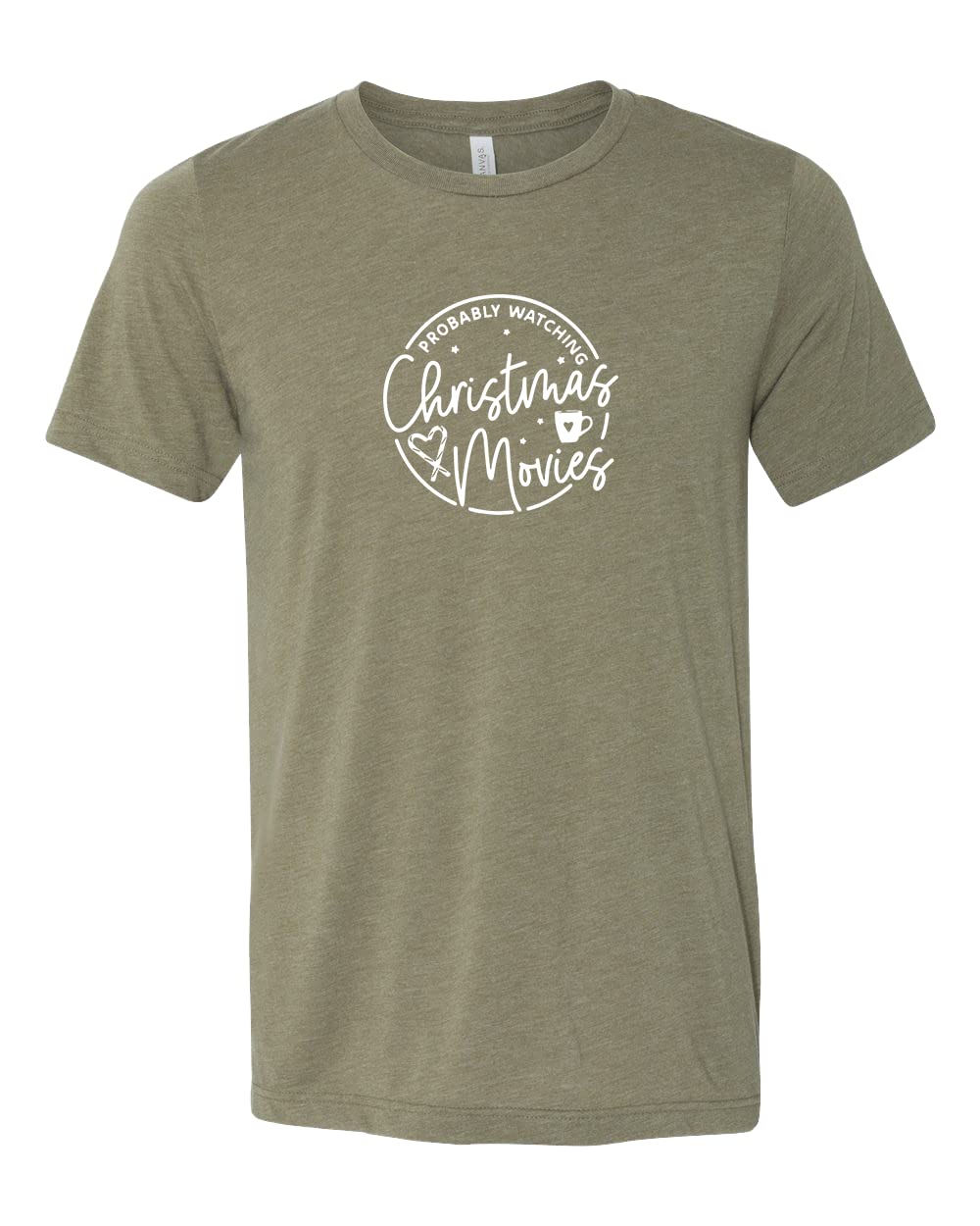 Funny Probably Watching Christmas Movies T-Shirt - Holiday Movie Season Tee for Men & Women - Cozy Christmas Gift for Family & Friends - Perfect for Parties, Gatherings & Festive Celebrations