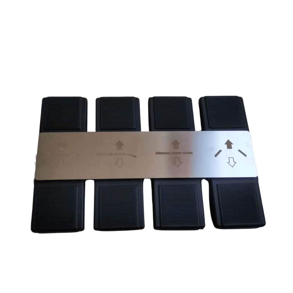 4 Motor Power Bed Controller Foot Pedal PJ137001 - Adjustable Hospital Bed Remote for Home Care & Patient Mobility Assistance