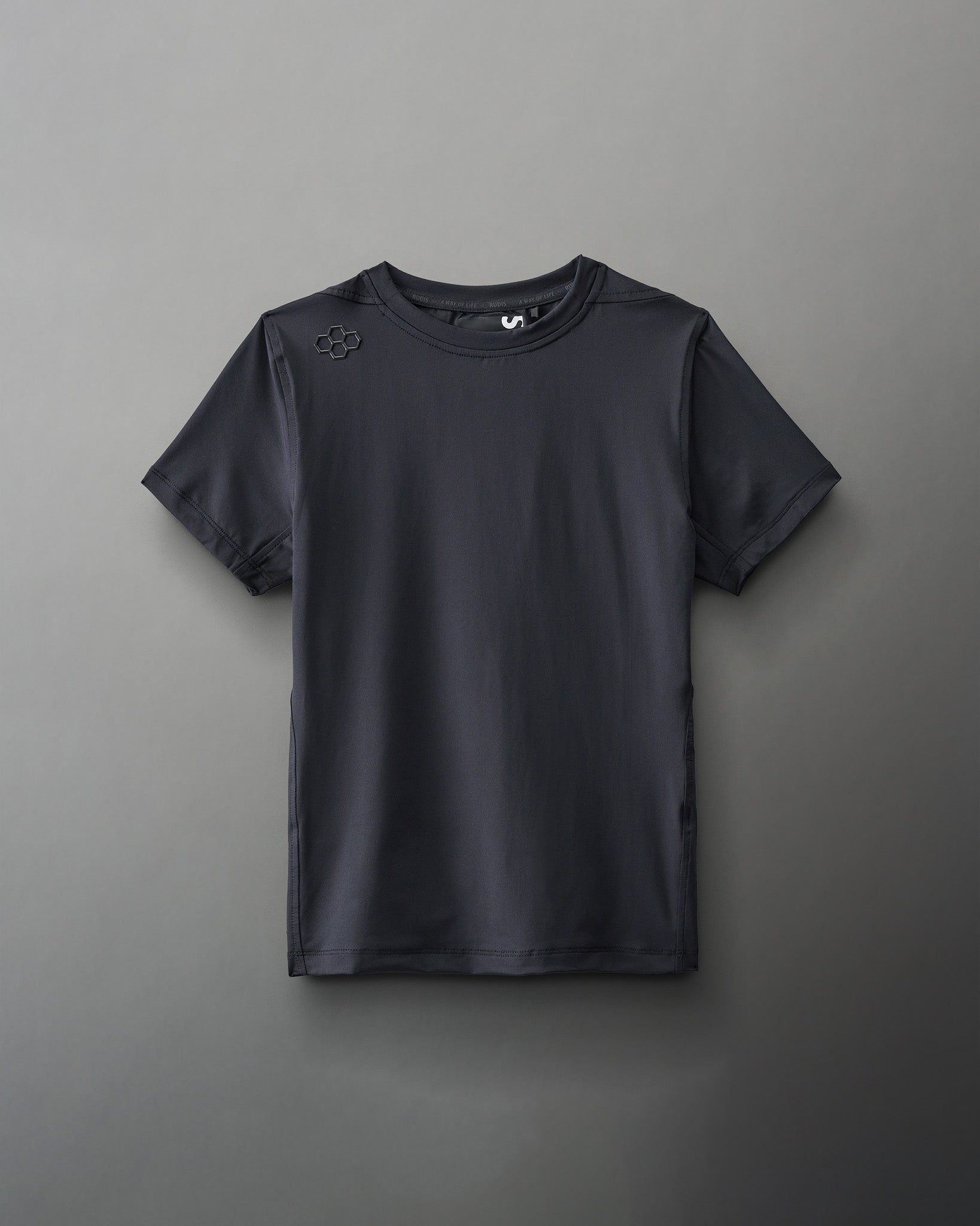 RUDIS Performance Youth T-Shirt for Wrestling & Training - Black - Comfortable & Durable Athletic Shirt for Kids & Teens