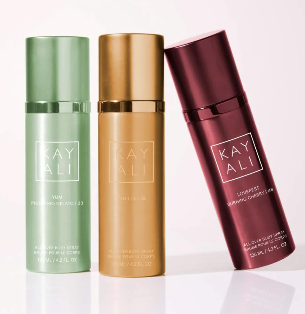 KAYALI LOVEFEST BURNING CHERRY 48-Hour Long Lasting Body Spray for Women - Sweet Fruity Floral Fragrance - Perfect for Date Night, Parties & Everyday Wear