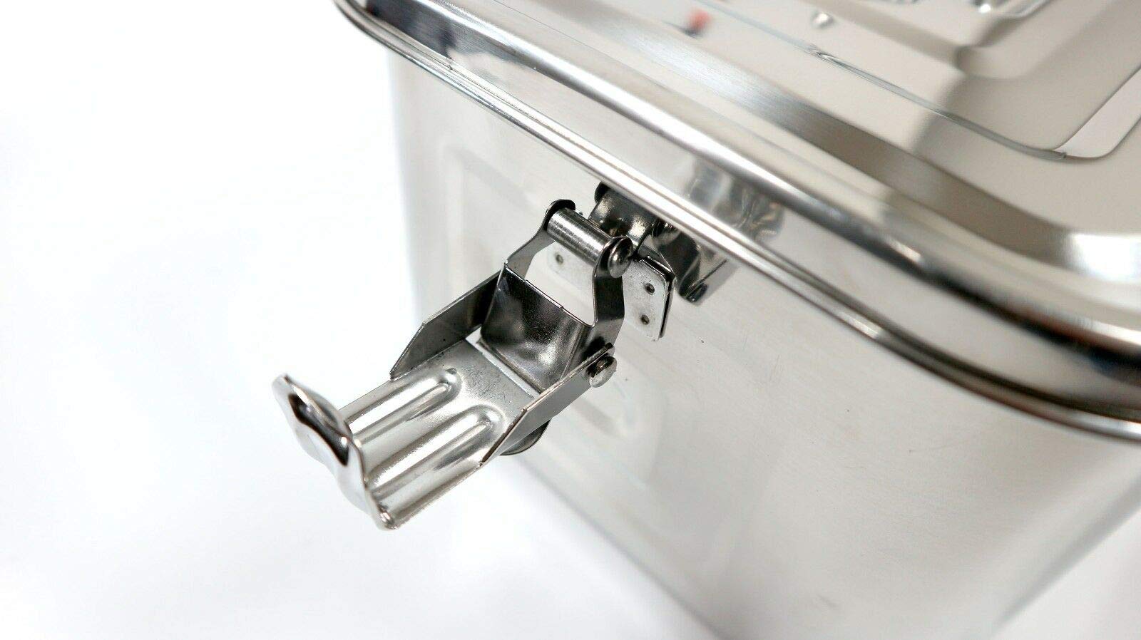 Premium Stainless Steel Kimchi Fermentation Container - 5L (168oz) Rectangular Food Storage Box with Airtight Lid - Ideal for Homemade Kimchi, Pickles, Sauerkraut & Fermented Foods