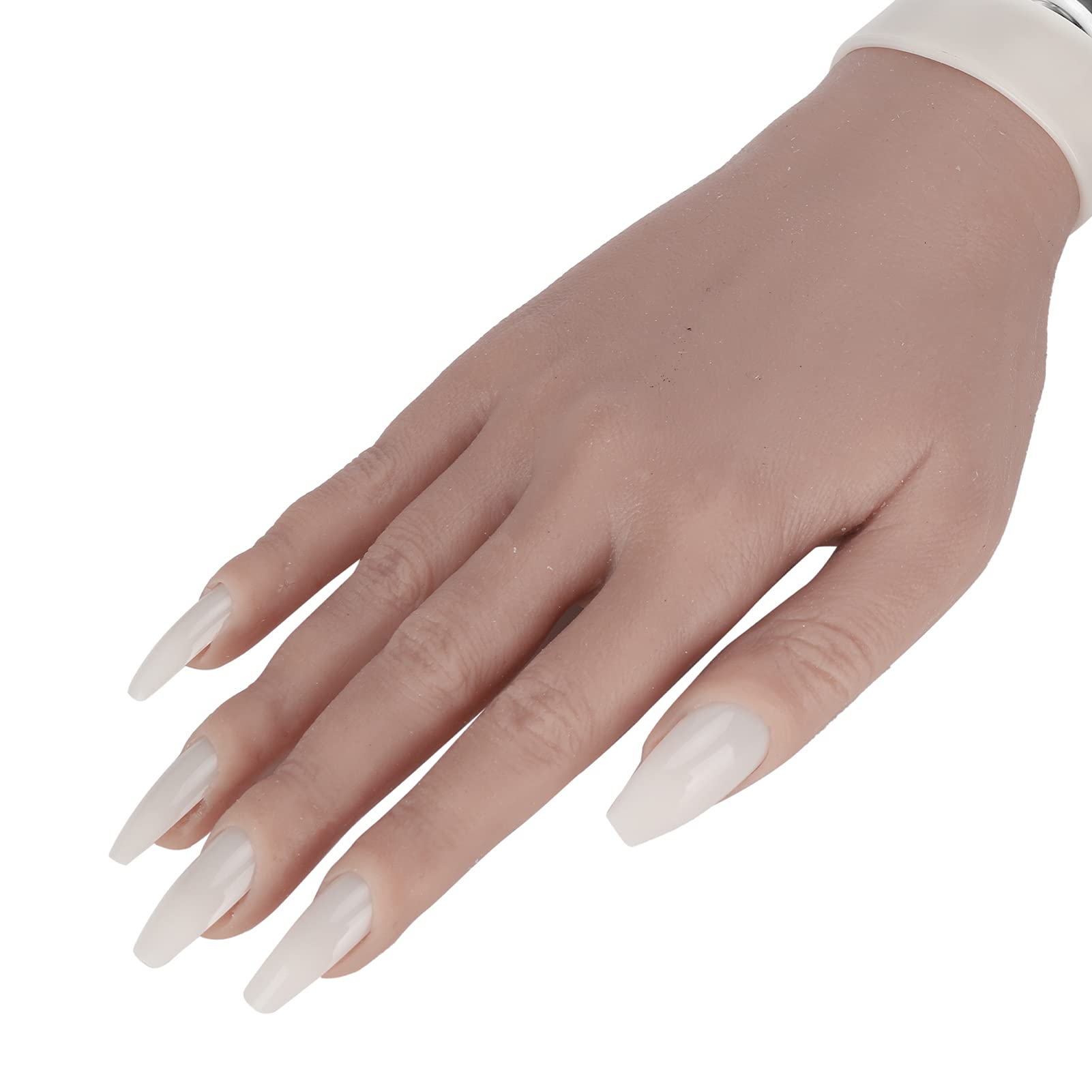 Professional Nail Art Practice Hand - Bendable, Stable Stand with High Simulation for Nail Technicians & Beginners | Perfect for Salon Training, Home Practice & Nail Art Design