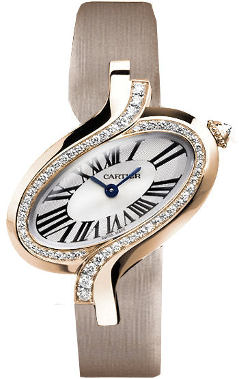 Cartier Delices Small Ladies Watch - 18K Rose Gold & Diamond Accents Quartz Movement | Elegant Gift for Women, Perfect for Weddings & Special Occasions