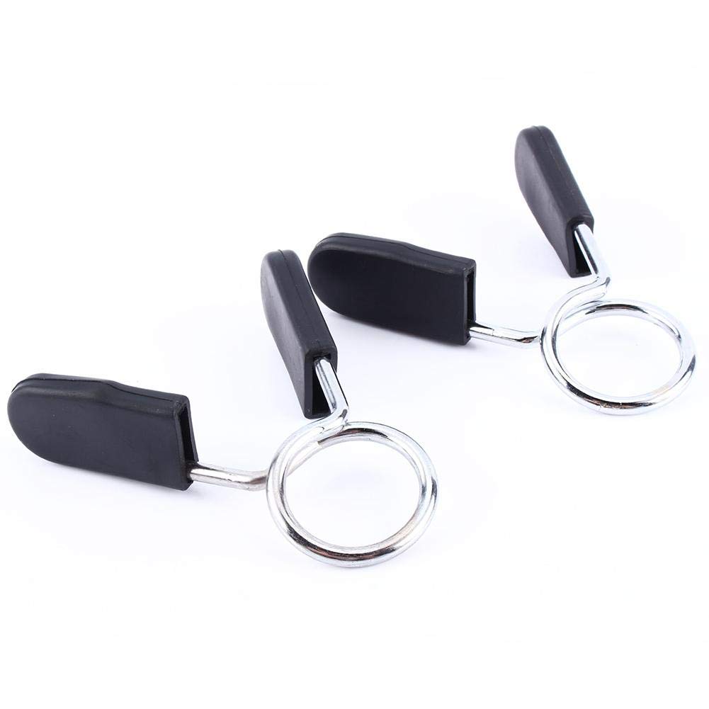 Barbell Spring Collar Clip - 2Pcs Standard 25mm Weight Clamp for Gym, Yoga & Home Workout - Secure Weight Plates for Strength Training & Fitness Equipment