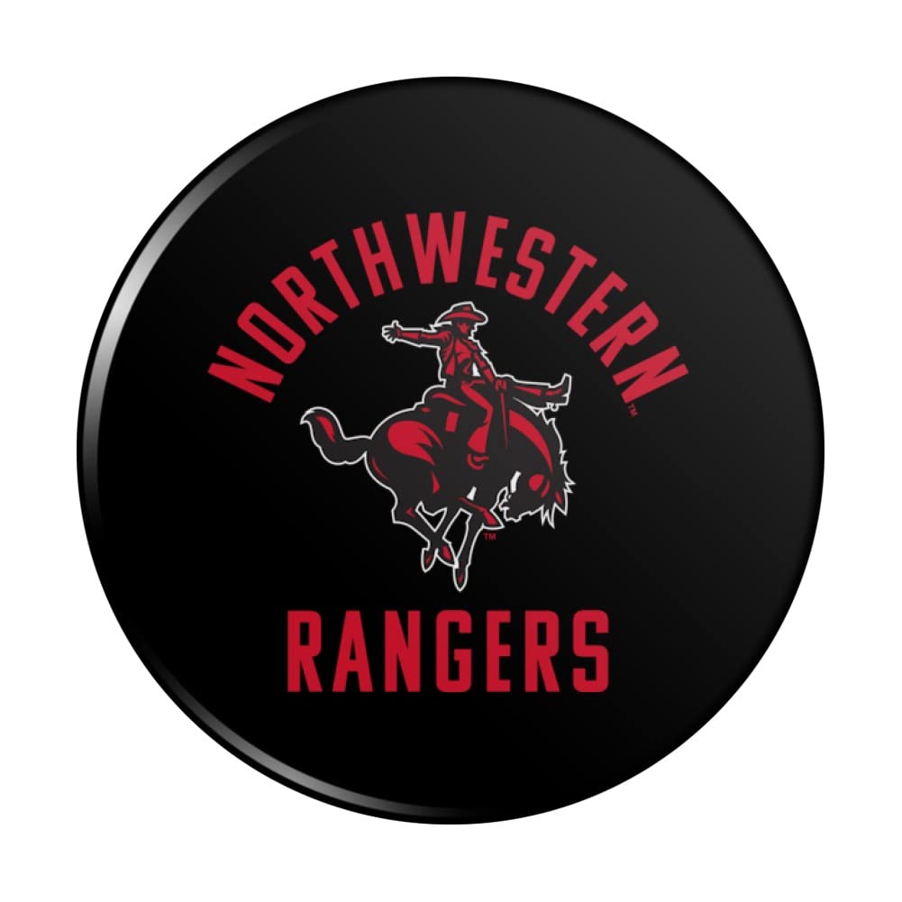 Northwestern Oklahoma State Rangers Refrigerator Magnet - Decorative Kitchen Fridge Locker Button for College Fans, Dorm Room & Office Decor, Game Day Accessories