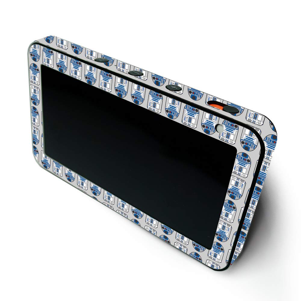 MightySkins Protective Vinyl Wrap Skin for Amazon Echo Show 5 (1st & 2nd Generation) - Galaxy Bots Design | Easy to Apply & Remove | Made in USA | Perfect for Home, Office & Gaming Setup Decoration