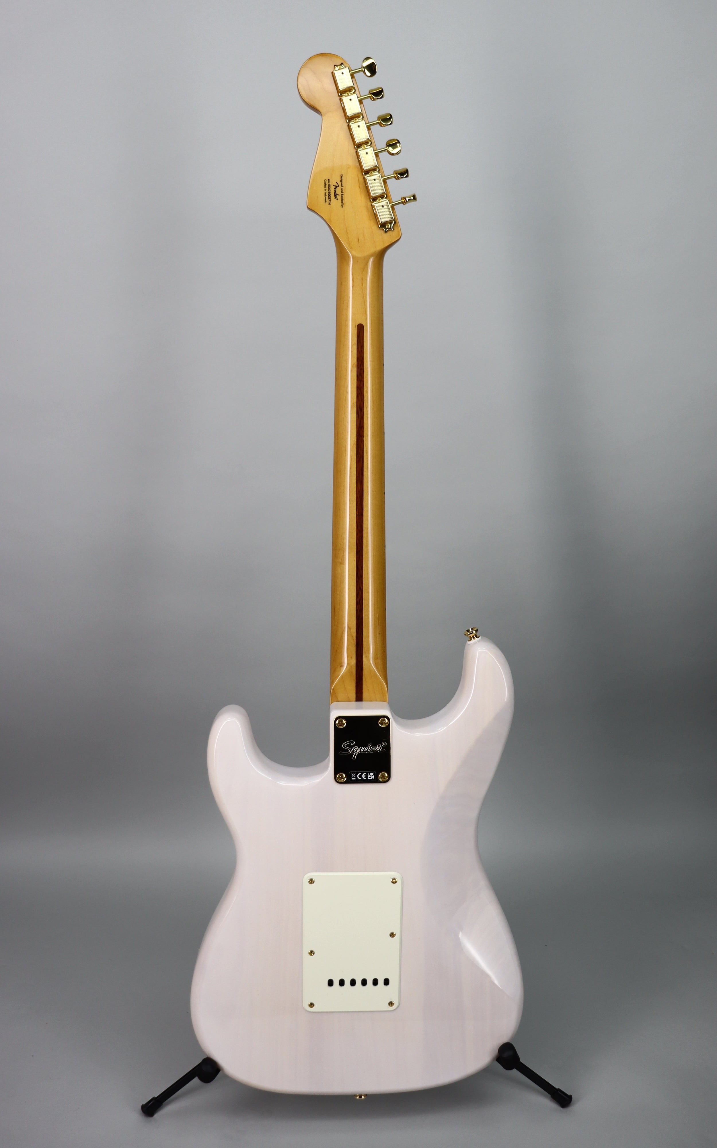 Squier Classic Vibe '50s Stratocaster Electric Guitar - White Blonde Finish | Vintage-Inspired Design for Rock, Blues & Stage Performances