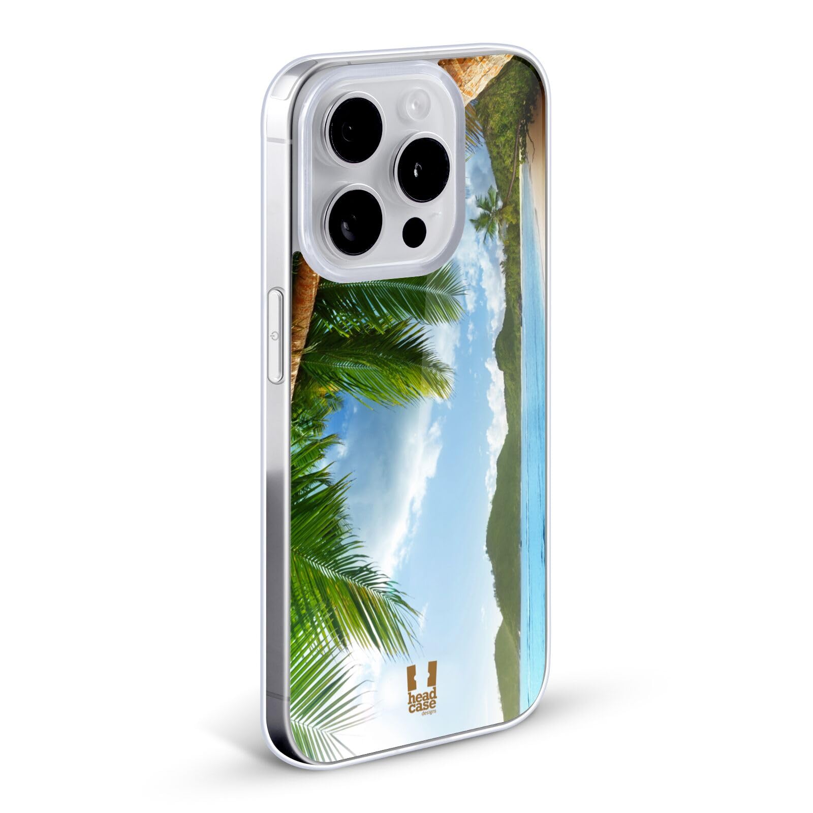 Head Case Designs ANSE Takamaka Seychelles Beautiful Beaches Soft Gel Phone Case Compatible with Apple iPhone 12 & iPhone 12 Pro - Durable Protection for Travel, Beach & Outdoor Adventures