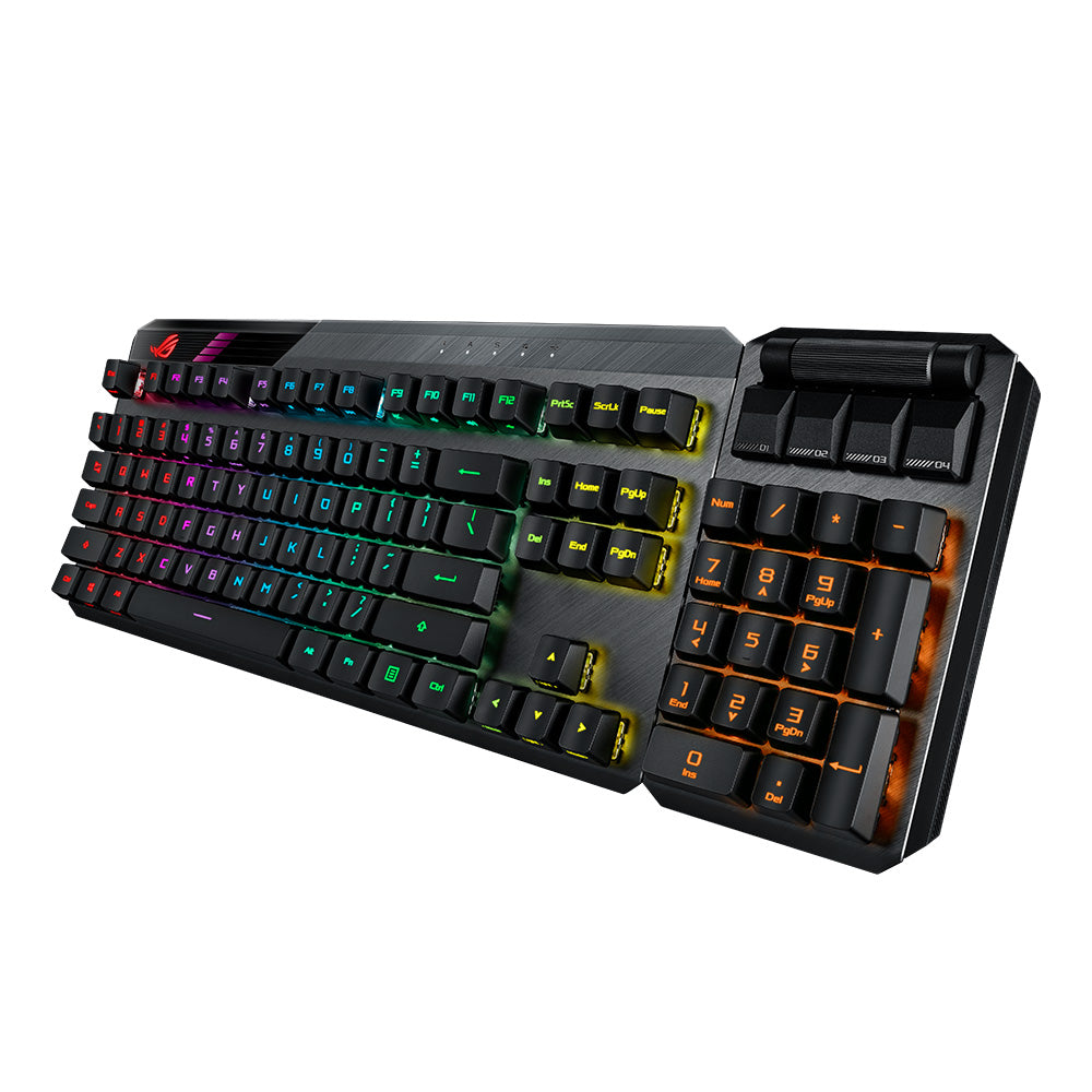 ASUS ROG Claymore II RGB Wireless Mechanical Gaming Keyboard with ROG RX Red Switches - Perfect for PC Gaming, Esports & Streaming