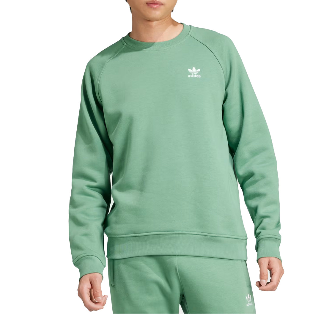 Trefoil Essentials Crew Sweatshirt - Comfortable & Stylish Men's Pullover Hoodie for Casual Wear, Gym & Lounge