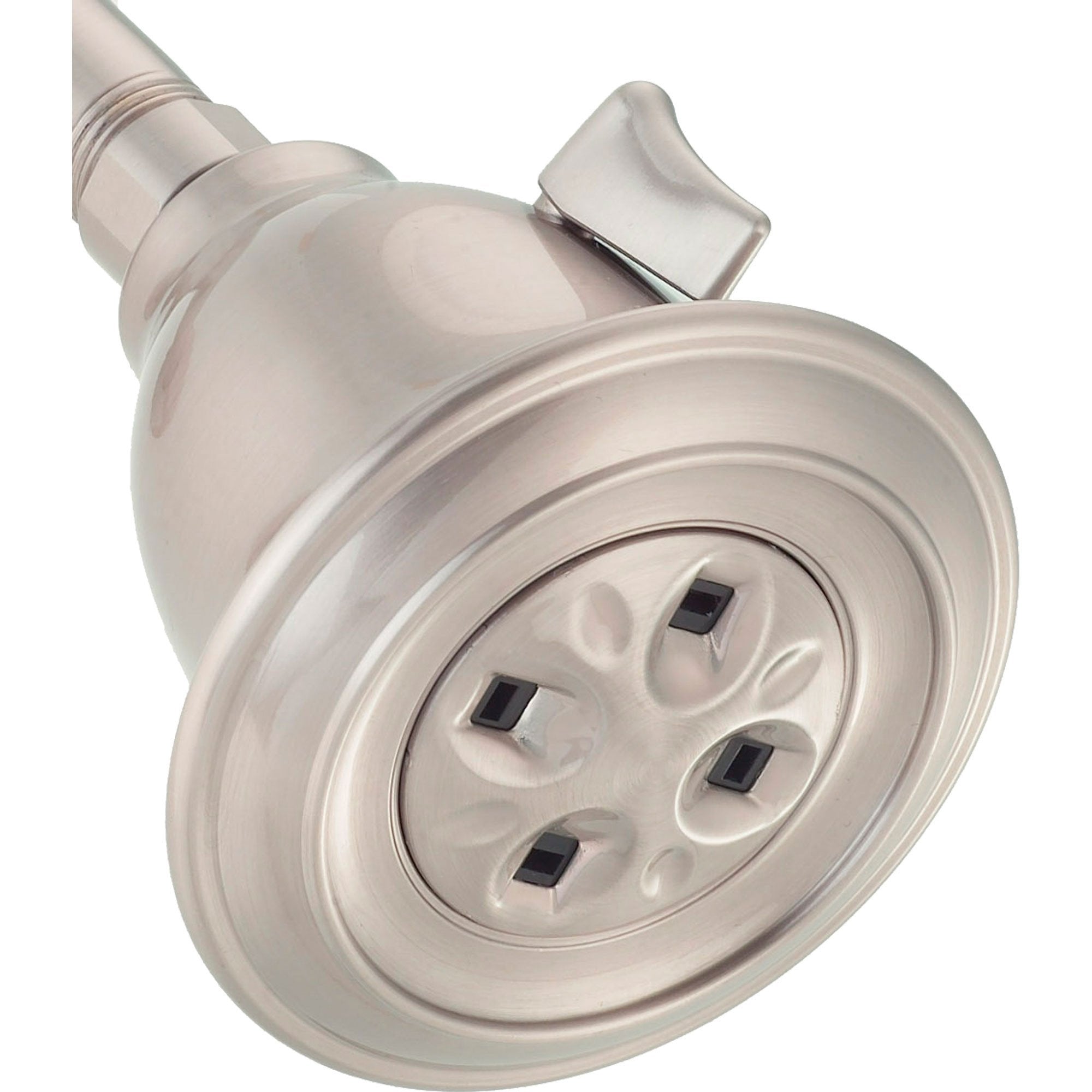 Delta H2Okinetic Shower Head with 1-Setting - Satin Nickel Finish (Model 572996) for a Luxurious and Water-Efficient Bathroom Experience